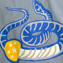 Load image into Gallery viewer, Snake Fossil T-Shirt Palm Blue
