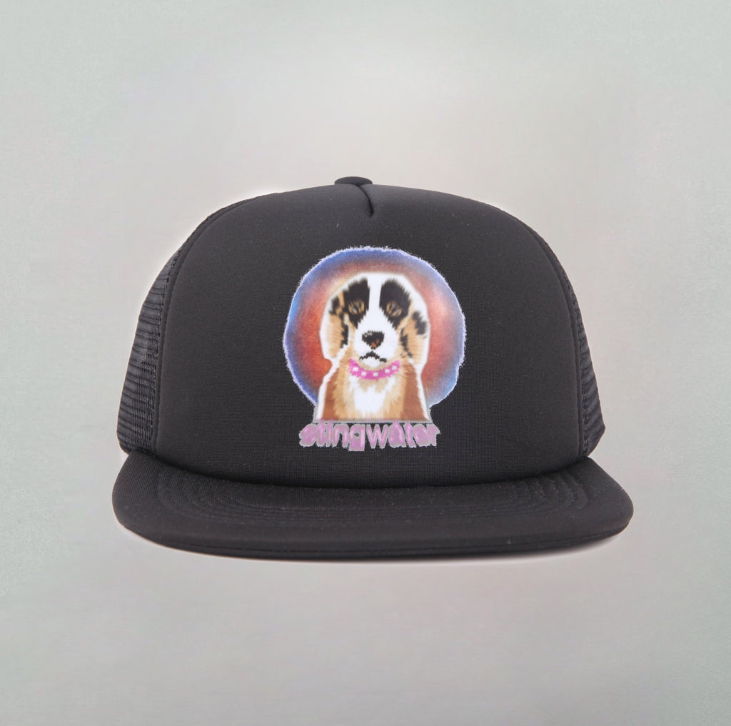 Emotional Support Dog Trucker Hat Black