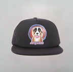 Emotional Support Dog Trucker Hat Black