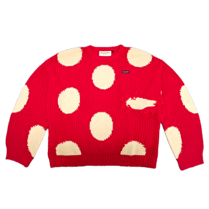 Mashroom Sweater Red
