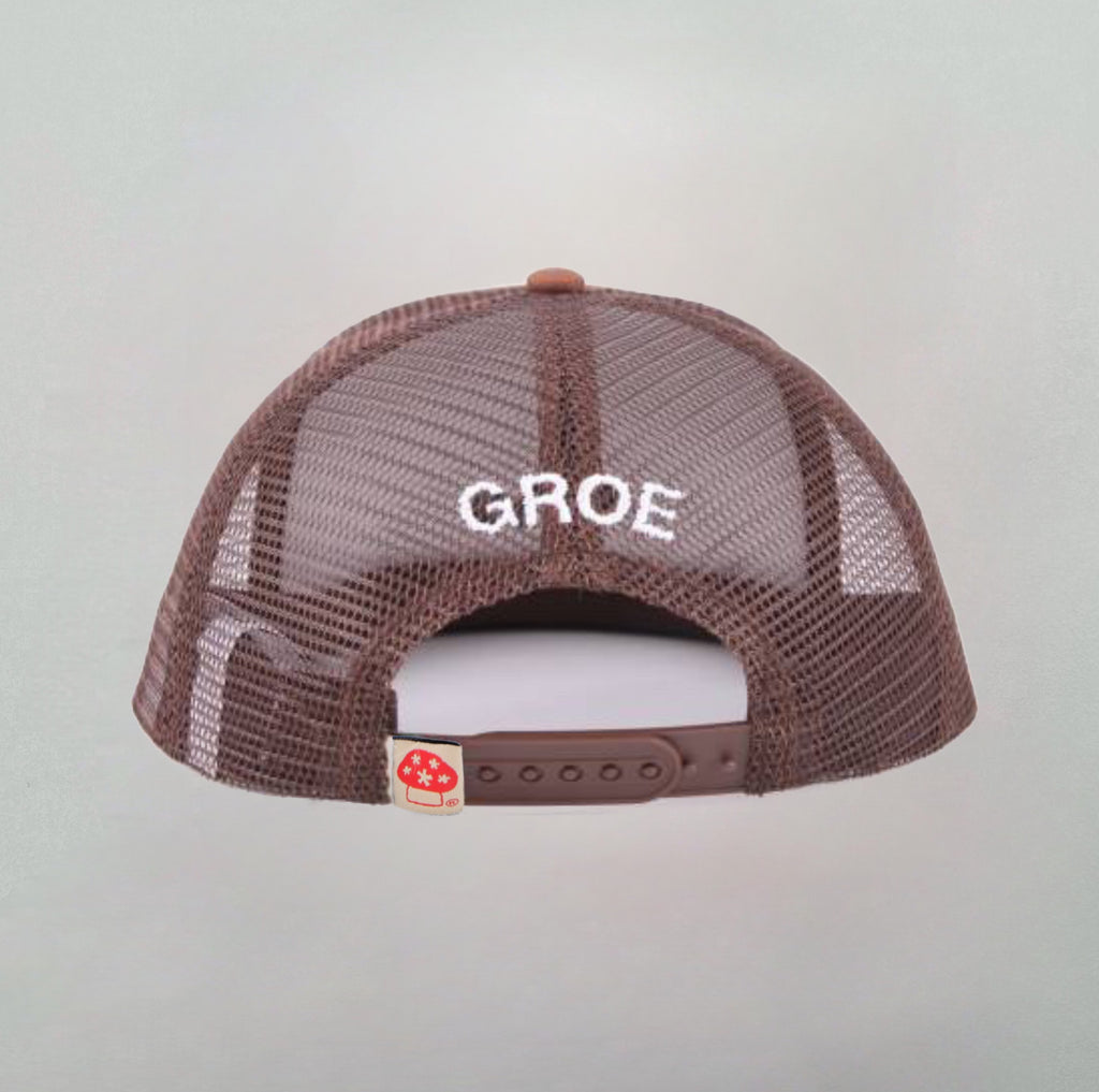 Emotional Support Dog Trucker Hat Brown