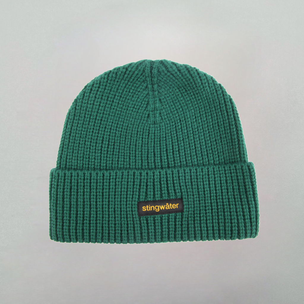 Skateboarding on Mushrooms Beanie Green