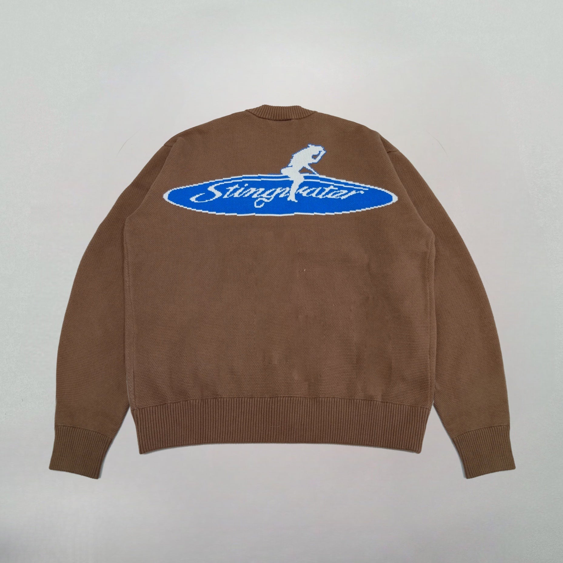 Groe Team Cardigan Sweater Brown