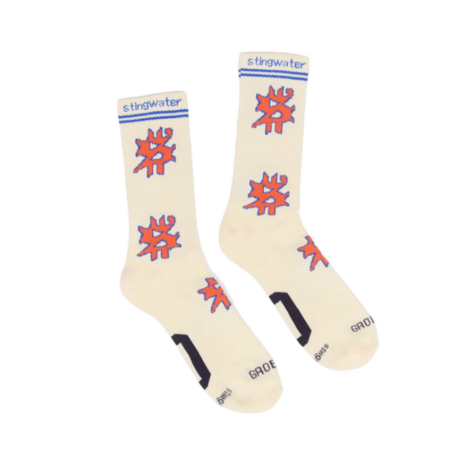 S Team Logo Sock Off White