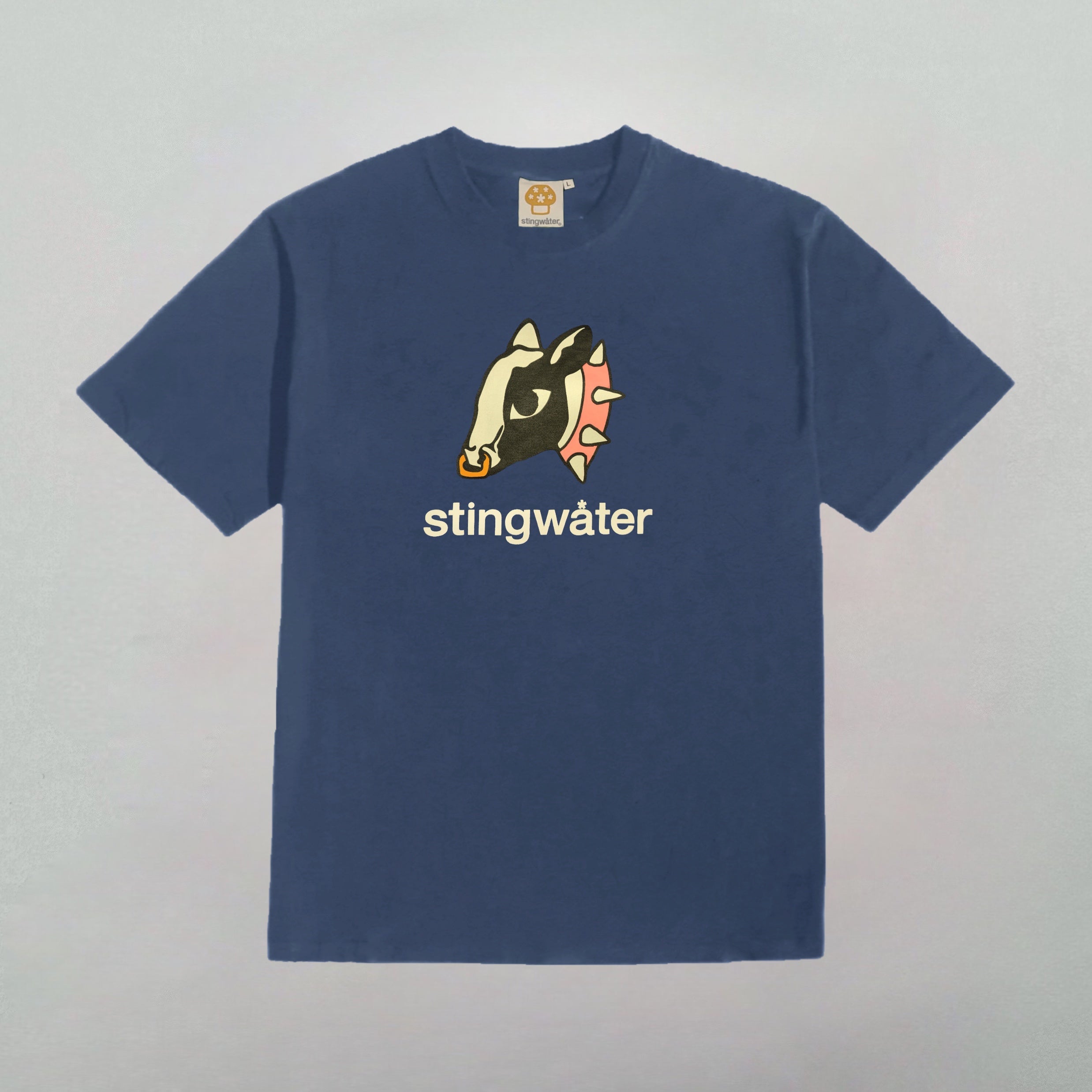 Cow Head T-Shirt Navy