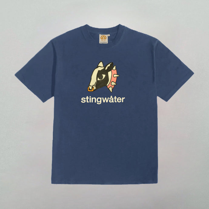 Cow Head T-Shirt Navy