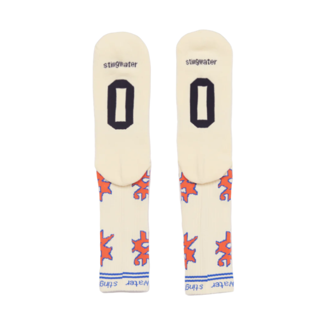 S Team Logo Sock Off White