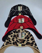 Crisis Owl Beanie Black Spider