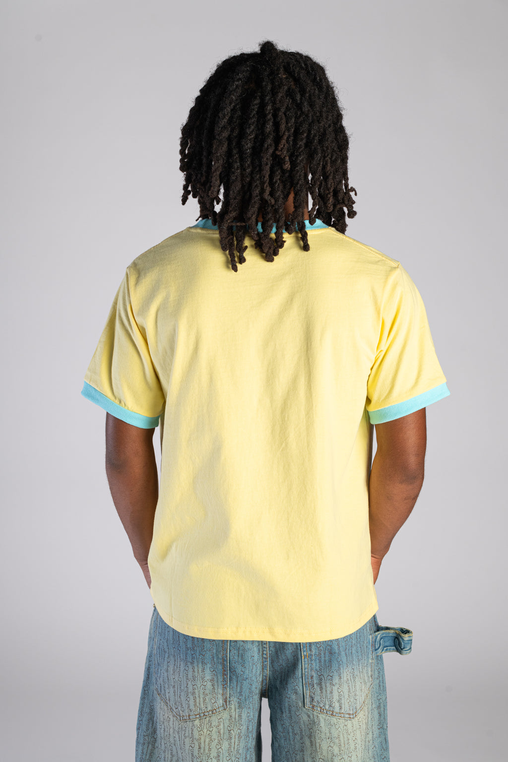 Stingwater Turtle T-Shirt Yellow Ringer