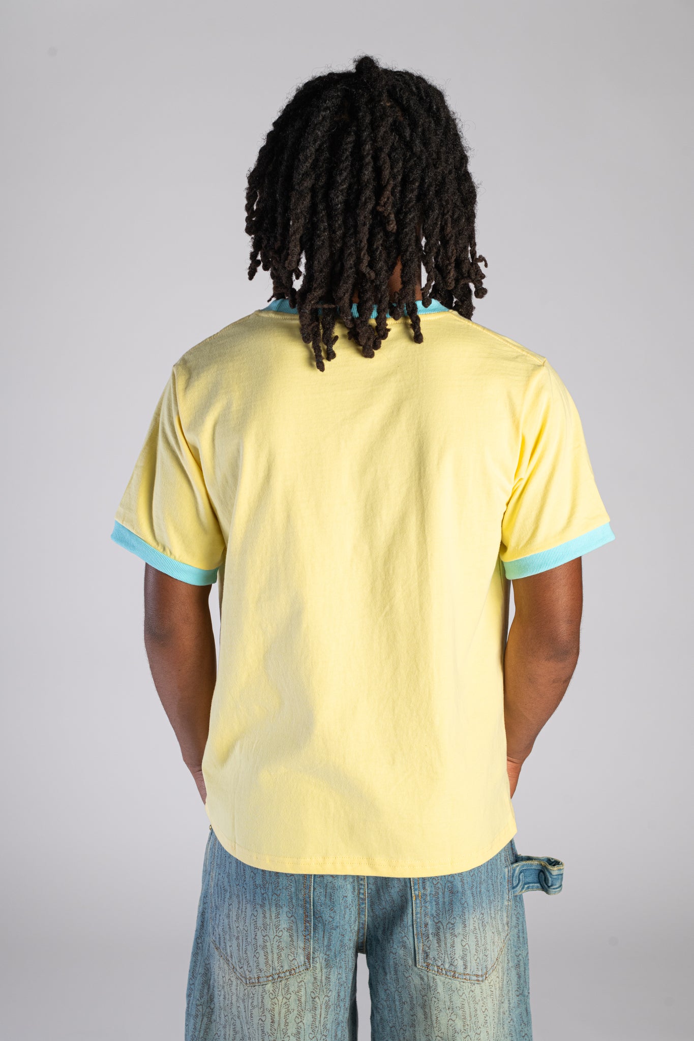 Stingwater Turtle T-Shirt Yellow Ringer
