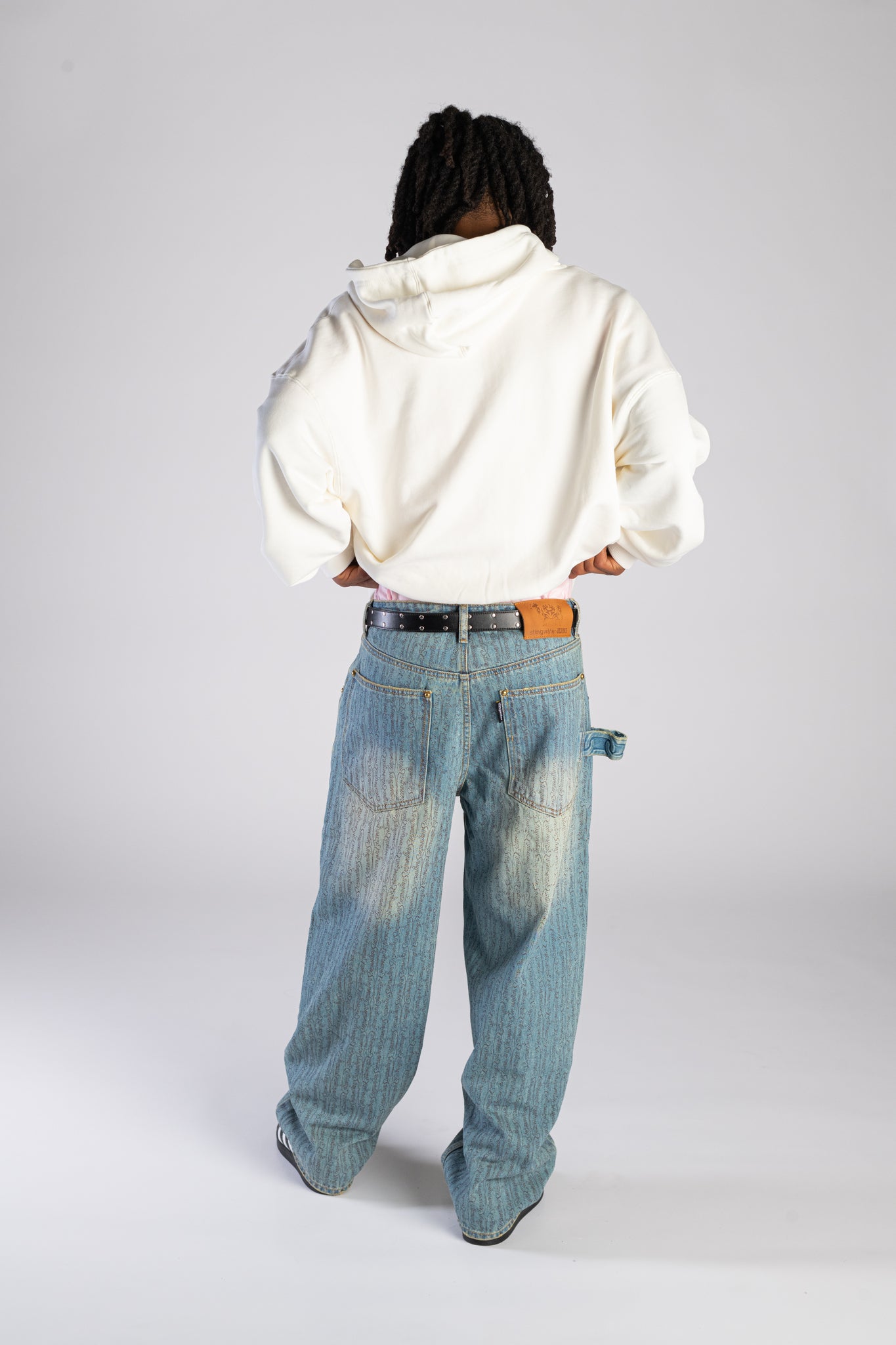 Strawberry Piggy Bank Zip Up Hoodie White