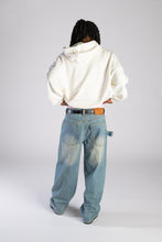 Load image into Gallery viewer, Strawberry Piggy Bank Zip Up Hoodie White

