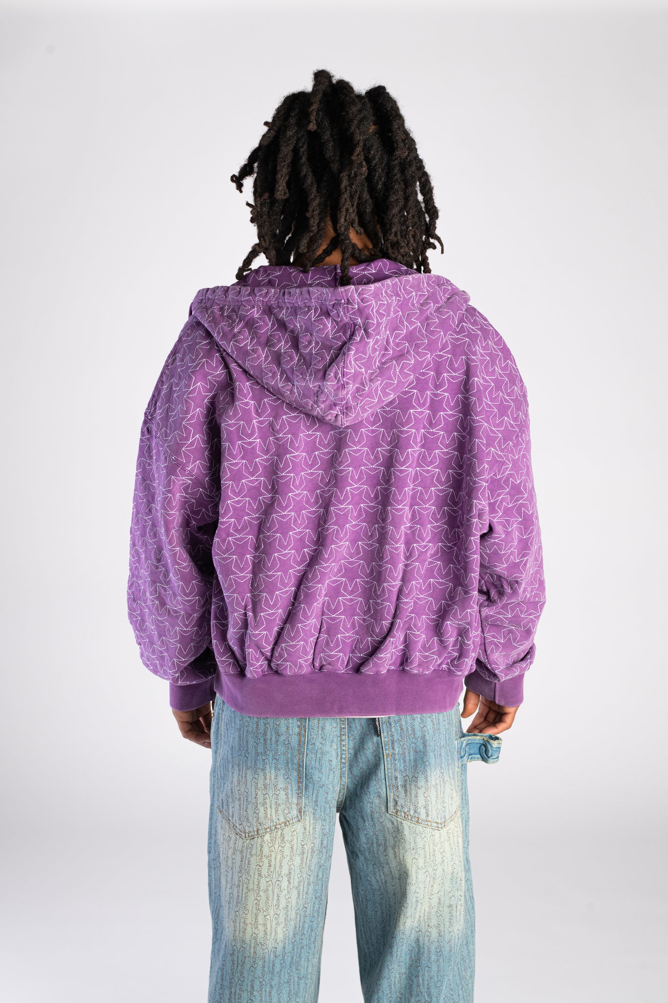 All Star Zip Up Hoodie Acid Purple – stingwater