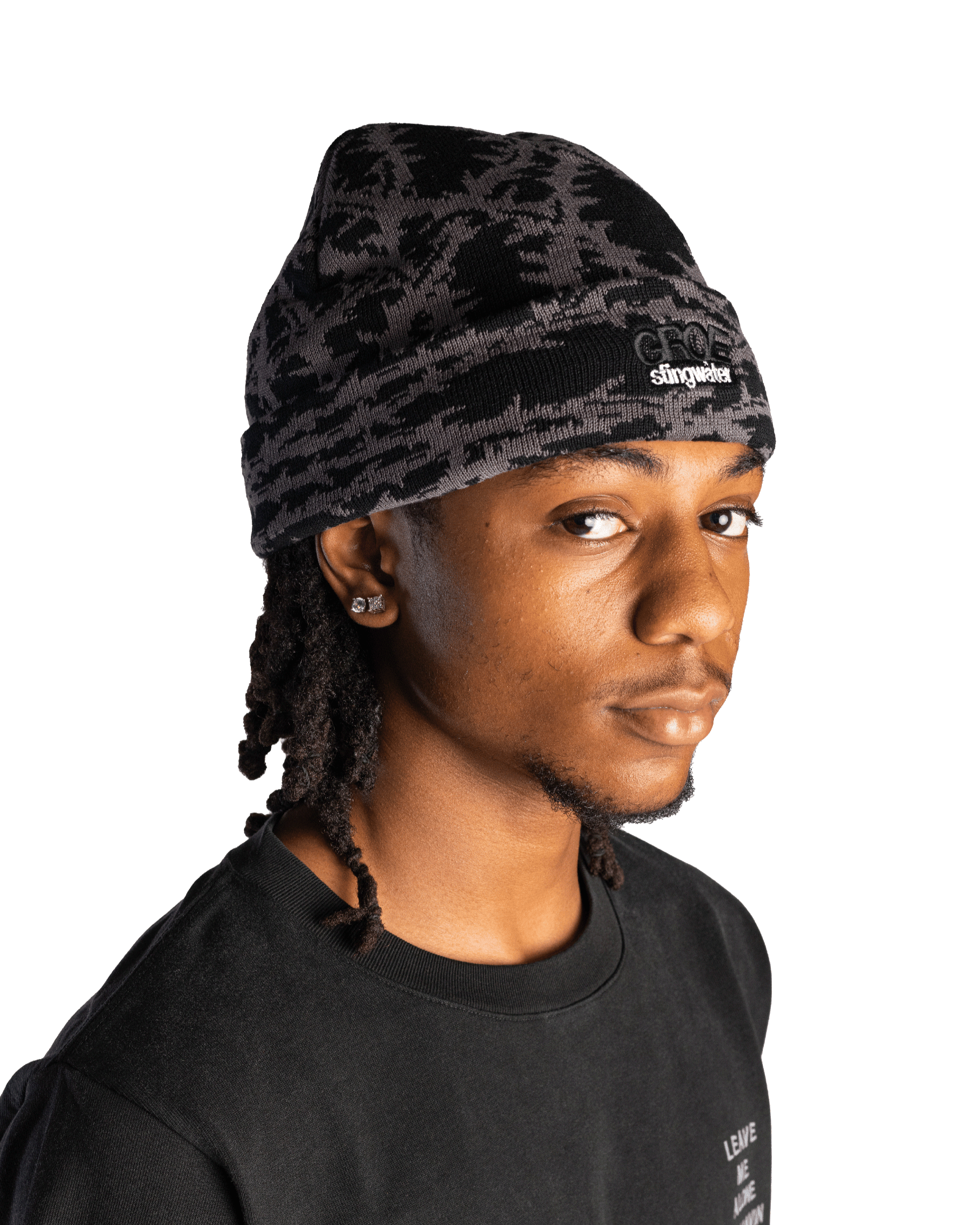 Thorn Beanie Black/Grey – stingwater Thorn Beanie Black/Grey – stingwater
