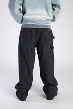 Load image into Gallery viewer, Big Groe Painted Canvas Jeans Off Black
