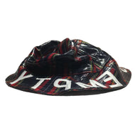 Empty your mind bucket hat dark plaid