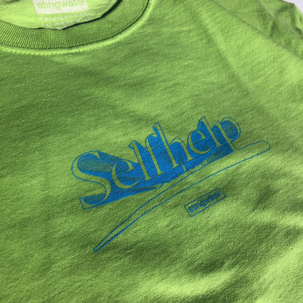 Self Help T Shirt Lime