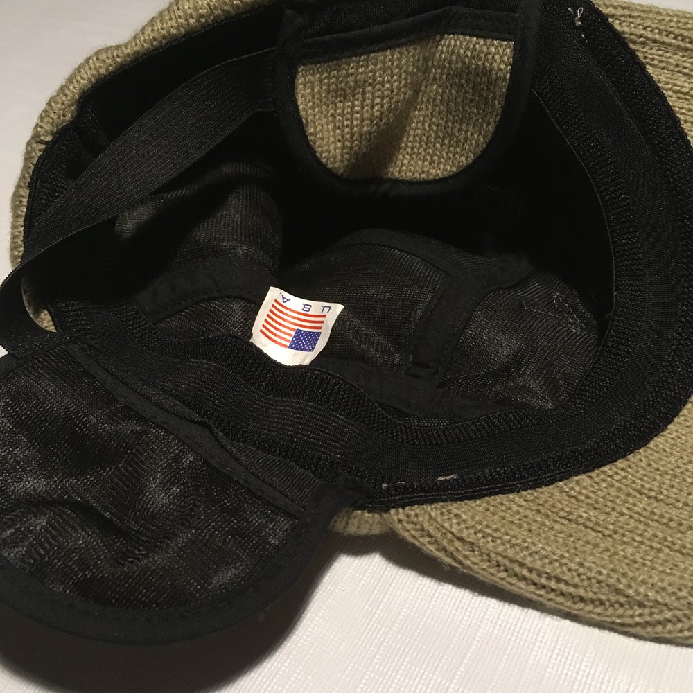 Aya knitted camp hat beige