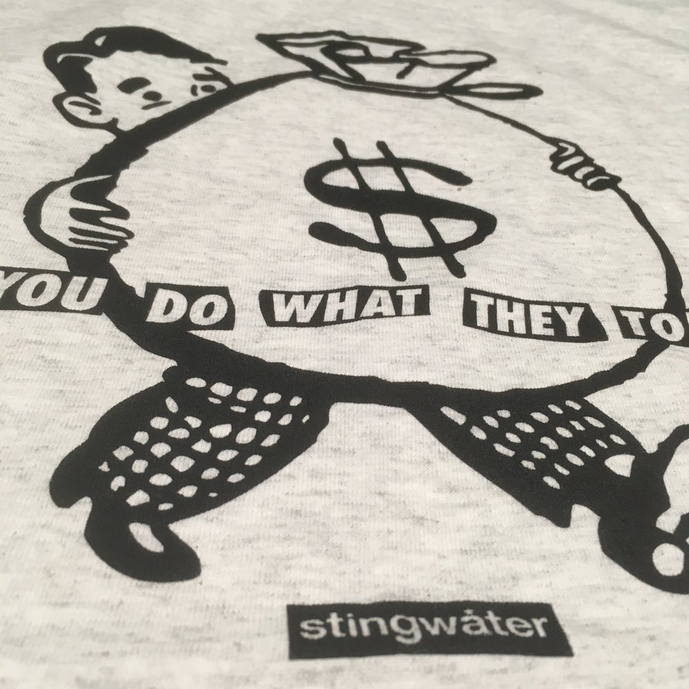 PAID 2 SK8 T Shirt Light Grey