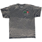 Peeking Aapi and Stargirl Pocket T-Shirt Dark Heather Gray
