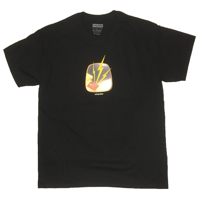 It stings the face T shirt black