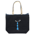 Aya Groeing Pain / Vapor Tears Canvas Tote Bag Black