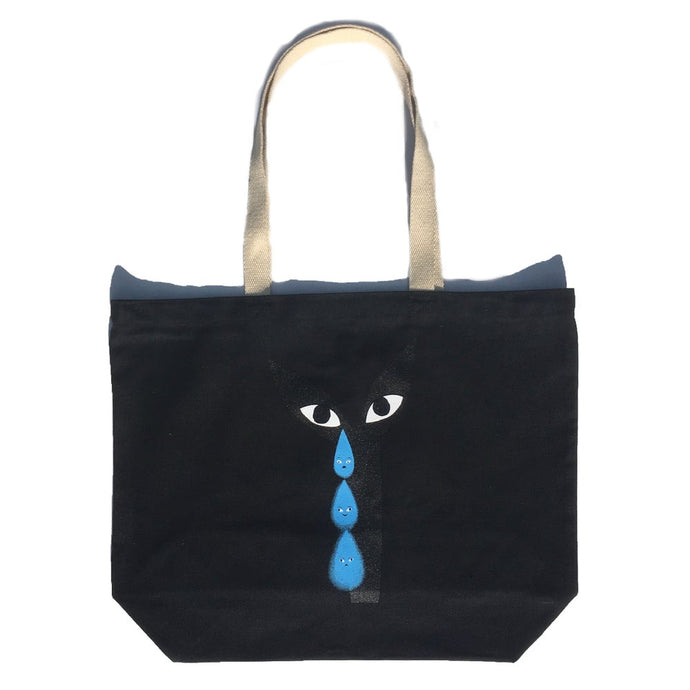 Groeing Pain, Vapor Tears (Aya) Tote Bagu Black