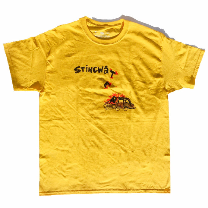 Burn It Down T-Shirt Yellow