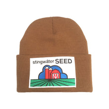 Load image into Gallery viewer, Stingwater Seed Beanie Coffee w Almondmilk Brown
