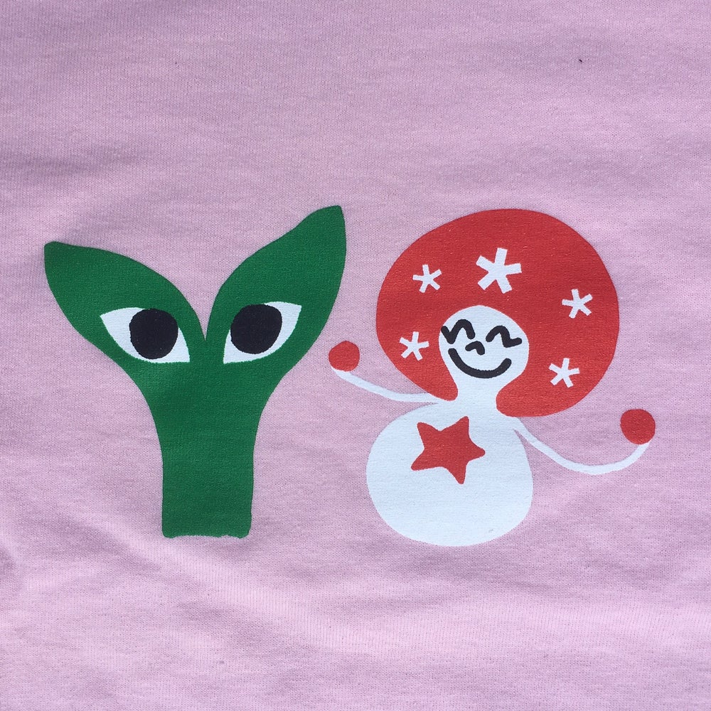 Aapi and Stargirl T-Shirt Pink