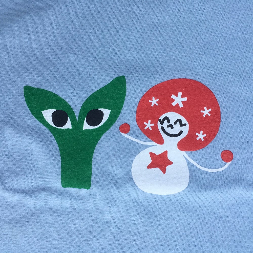 Aapi and Stargirl T-Shirt Air Blue
