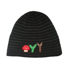 Load image into Gallery viewer, My broes and my groes reflective beanie black
