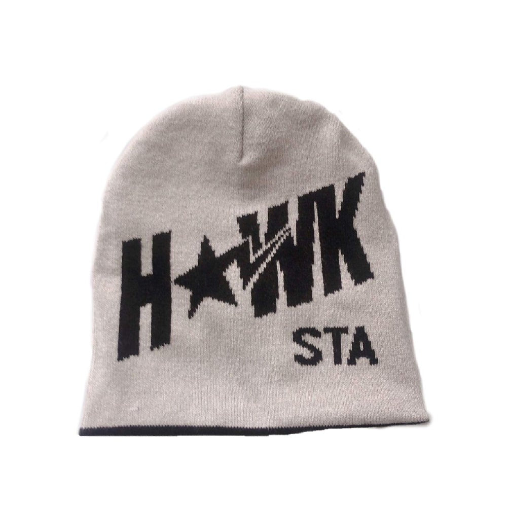 HAWK STA reversible beanie gray / black