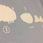 Metamorphosis T shirt sky blue
