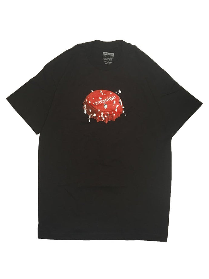 Bottle cap t shirt black