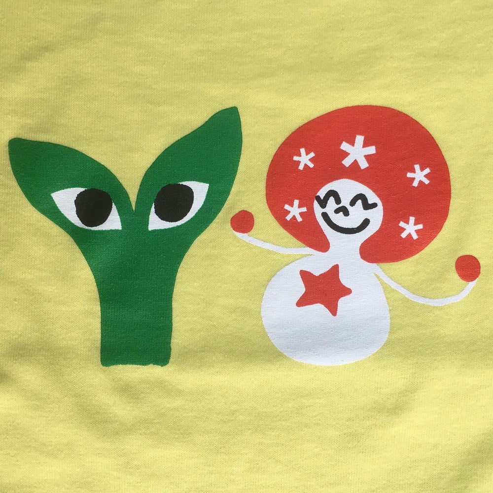 Aapi and Stargirl T-Shirt Light Yellow