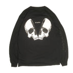 Empty Your Mind/Skull Long Sleeve T Shirt Black