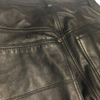 Groeing Pain leather trousers green (Proceeds go to a vaccine for Covid19)