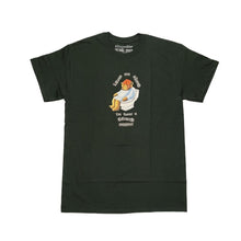Load image into Gallery viewer, Crisis Bear T Shirt Forest Green
