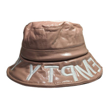 Load image into Gallery viewer, Empty your mind vegan &quot;salmon&quot; bucket hat
