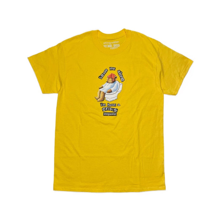 Crisis Bear T Shirt Yellow