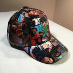 “Becoming” vegan patent leather hat