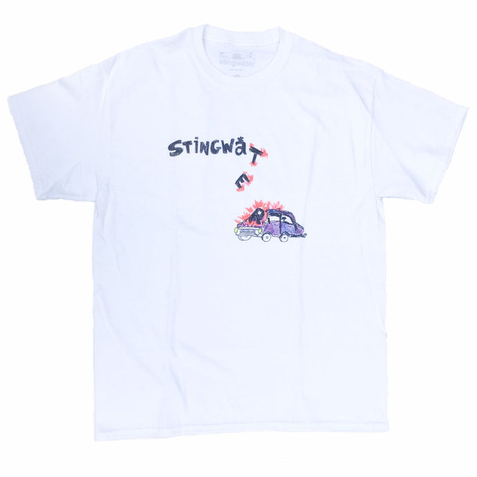 Burn It Down T Shirt White
