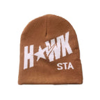 HAWK STA reversible beanie inner pink / curry