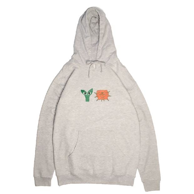 Groe Together: Aapi and Redrum Dogpound Hoodie Ash Grey