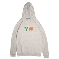 Groe Together: Aapi and Redrum Dogpound Hoodie Ash Grey