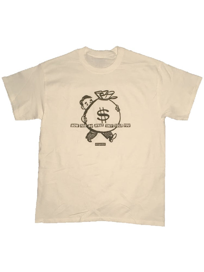 PAID 2 SK8 T Shirt White