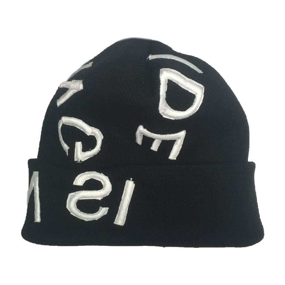 Outside is nothing beanie black (Proceeds go to a vaccine for Covid19)