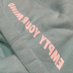 Empty your mind Hoodie air blue
