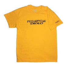 Load image into Gallery viewer, Psychopathic Tendencies T-Shirt Yellow
